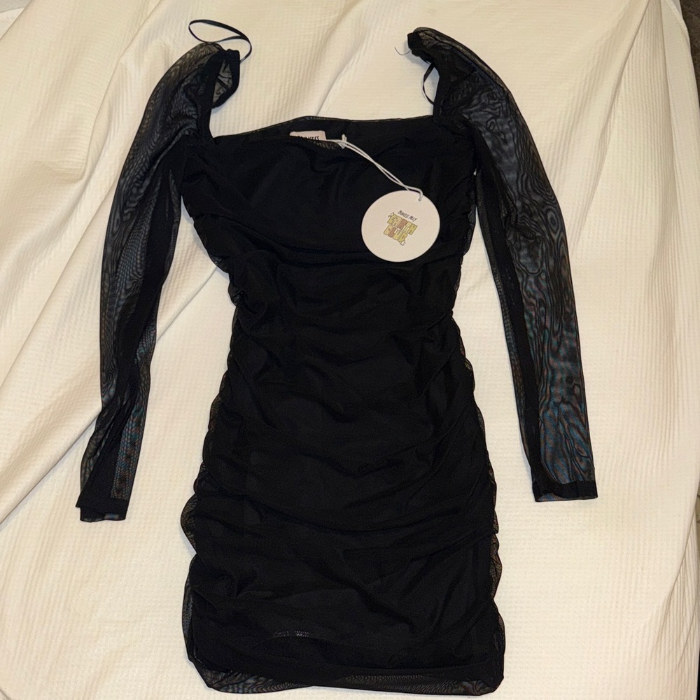 Princess Polly Black Long Sleeve Dress